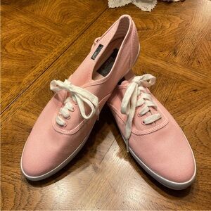 Classic Pink Lace-Up Women's Sneakers